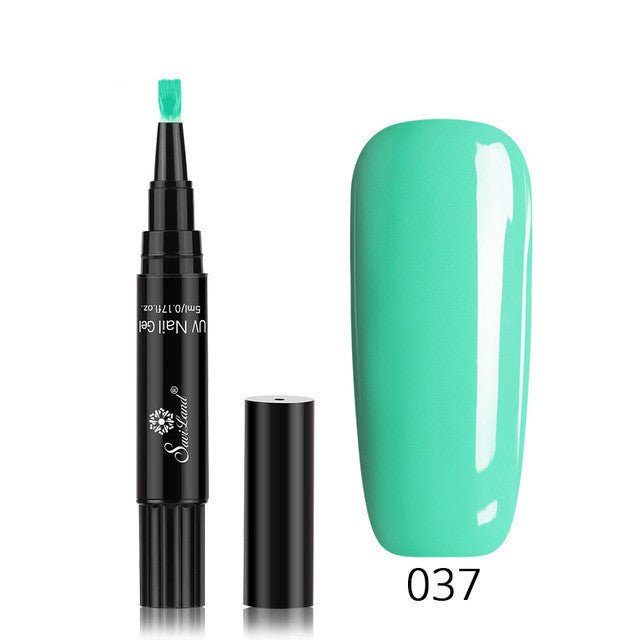 3 In 1 Gel Nail Varnish Pen Glitter One Step Nail Art Gel Polish Hybrid 3 In 1 Gel Nail Varnish Pen Glitter One Step Nail Art Gel Polish Hybrid